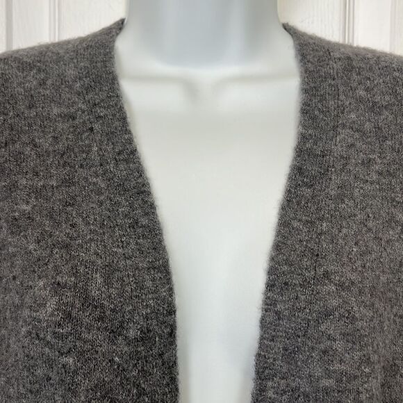 Madewell Merino Wool Alpaca Blend Open Face Grey Cardigan Size XXS - Picture 2 of 13